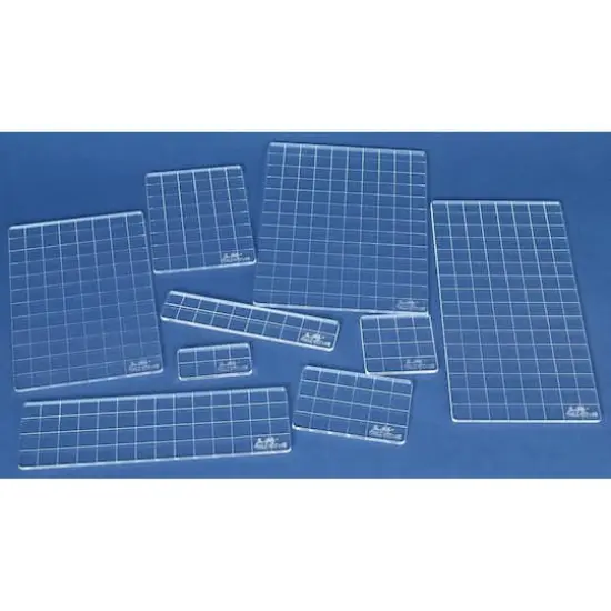 Tim Holtz&reg; Acrylic Stamping Grid Blocks, 9ct. {3}
