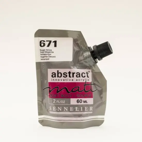 Sennelier Matt Abstract&reg; Acrylic, 60mL 671 Deep Magenta {1}
