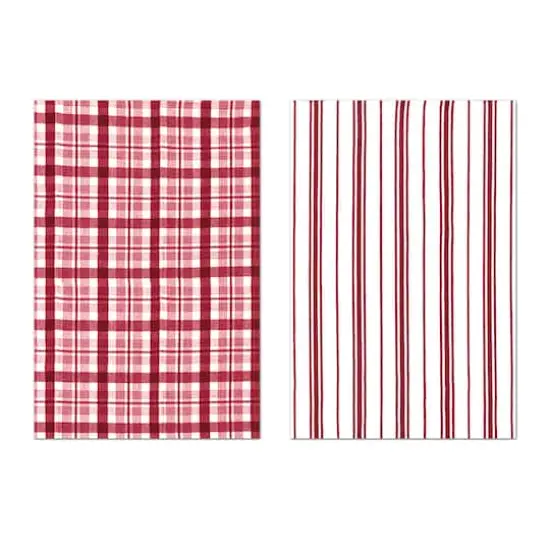 MUkitchen Cabernet Farmhouse Tea Towels, 2ct. {3}