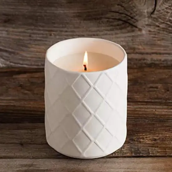 European Soaps Lavender Ceramic Jar Candle {3}