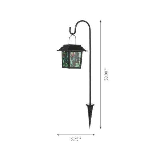 Glitzhome&reg; 30" Solar Powered LED Pathway Light Garden Stake {6}