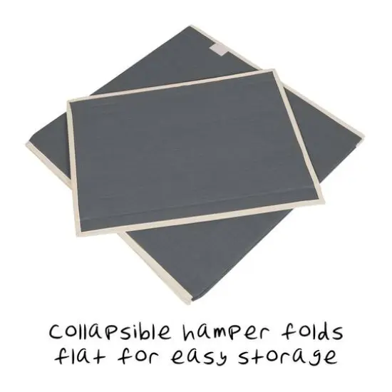 Honey Can Do Gray Double Resin Hamper {9}