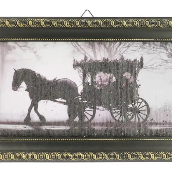18" Ghostly Carriage Wall D&eacute;cor by Ashland&reg; {4}
