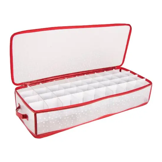 Simplify Red Ornament Storage Organizer {8}