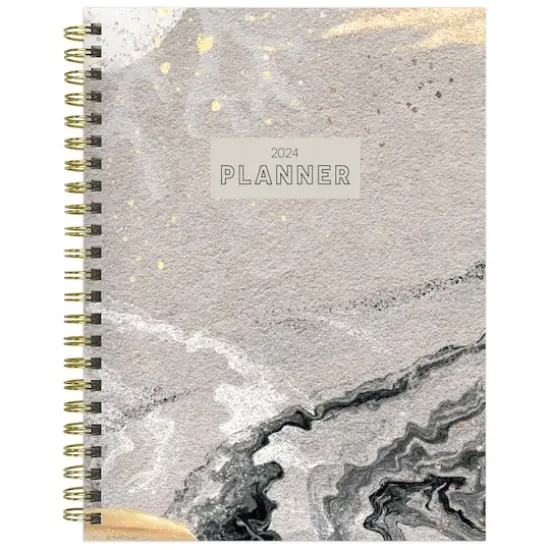 TF Publishing 2024 Stone & Marble Medium Weekly Monthly Planner {1}