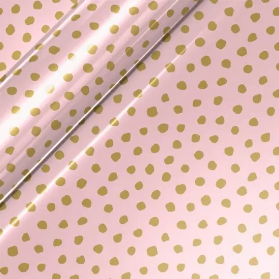 Siser&reg; EasyPatterns&reg; Plus Painted Dots Heat Transfer Vinyl Pink/Pink {2}