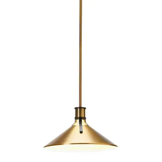 Hello Honey&reg; 4.4ft. Metal Ceiling Light Brushed Bronze and Black {3}