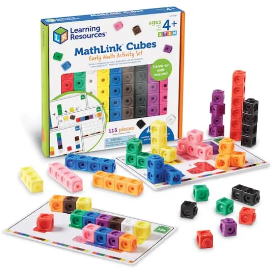 Learning Resources MathLink Cubes Early Math Activity Set {1}