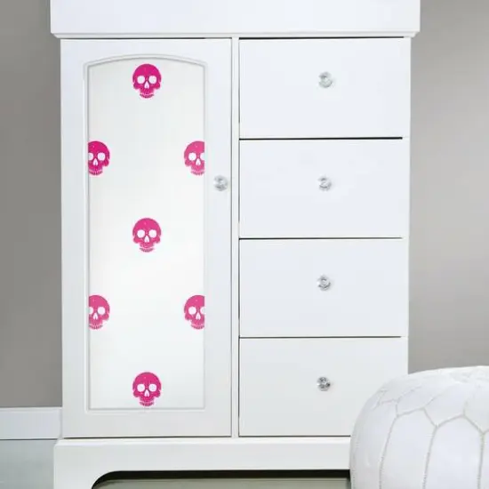 RoomMates Disney® Cruella Glamour Skulls Peel & Stick Wallpaper Pink {7}