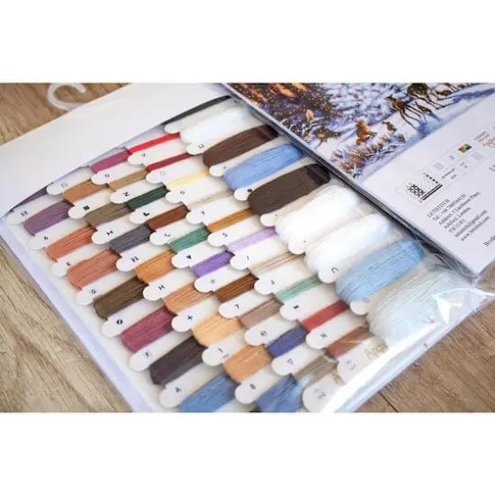 Letistitch Christmas Wood Counted Cross Stitch Kit {5}