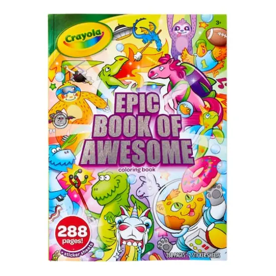 Crayola Epic Book of Awesome 288-Page Coloring Book, 6ct. {3}