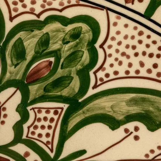 Hello Honey&reg; 16.5" Garden Tapestry Stoneware Platter {8}