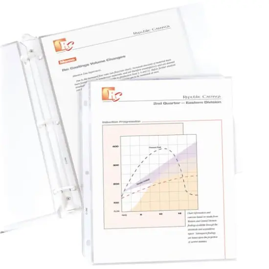 C-Line® 8.5" x 11" Standard Weight Poly Sheet Protectors, 100ct. {1}