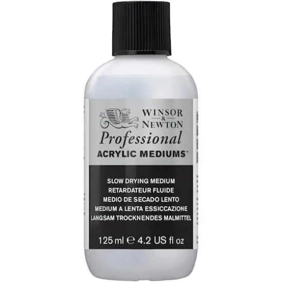 Winsor & Newton&reg; Professional Acrylic Mediums&trade; Slow Drying Medium {1}
