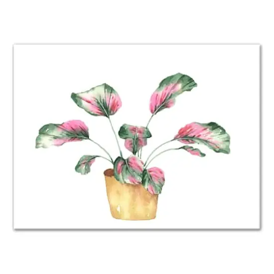 Coastal Beach Plant 16" x 12" Canvas Wall Art {1}