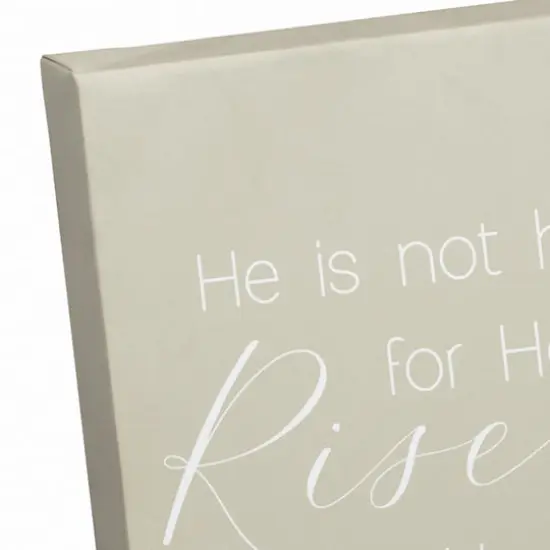 Risen Bible Jesus 1 11" x 14" Canvas Wall Art {4}