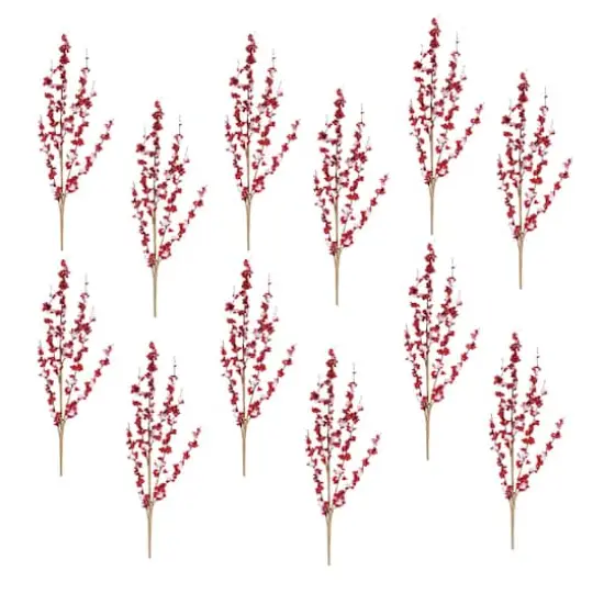 Flocked Berry Twig Spray, 12ct. {1}