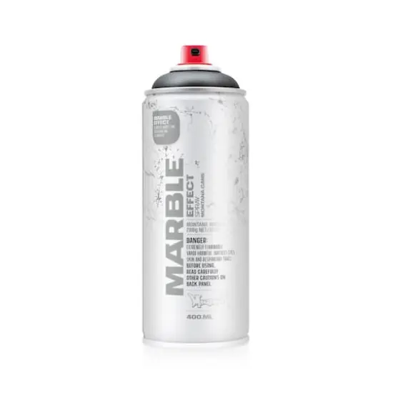 Montana&trade; Cans 400mL MARBLE Effect Spray Paint Black {1}