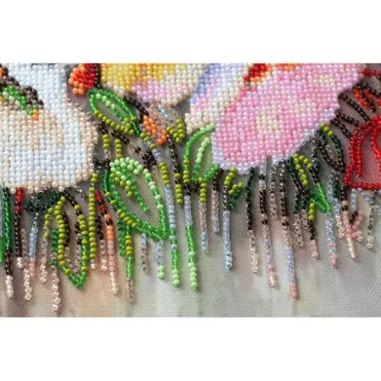 Abris Art Delicate Flowers Bead Embroidery Kit {6}