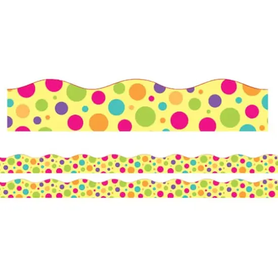 Charles Leonard Colorful Dot Magnetic Border, 48ft. {1}