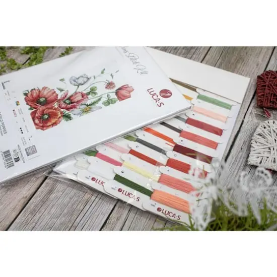 Luca-S The Field Poppies Counted Cross Stitch Kit {5}