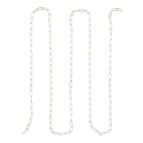 36" Paperclip Necklace Chain by Bead Landing&trade; Silver {3}