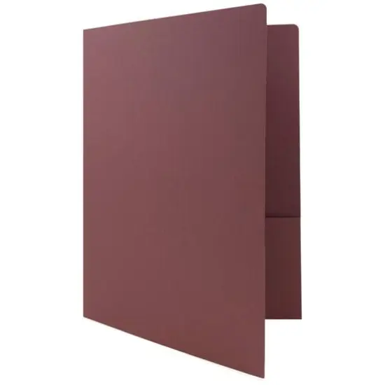 JAM Paper Premium Matte 2-Pocket Folders, 6ct. Burgundy {6}