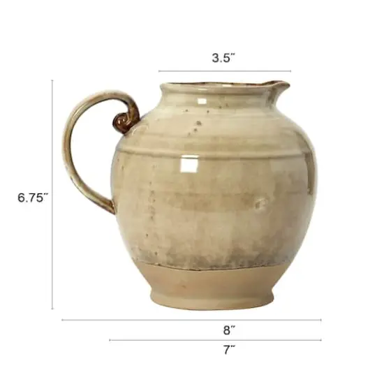 Hello Honey&reg; 72oz. Reactive Glaze Stoneware Pitcher {9}