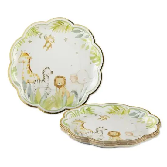 Kate Aspen 9" Safari Baby Premium Paper Plates Set, 16ct. {1}