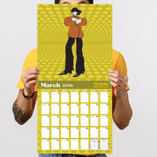 2026 The Beatles: Yellow Submarine Wall Calendar {5}
