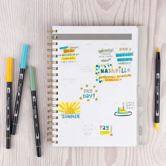 Tombow Lemon Squeezy Dual Brush Pen Set {8}