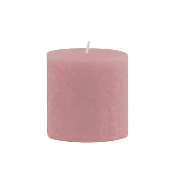 Root Candles 3" x 3" Unscented Timberline&trade; Pillar Candle Dusty Rose {1}