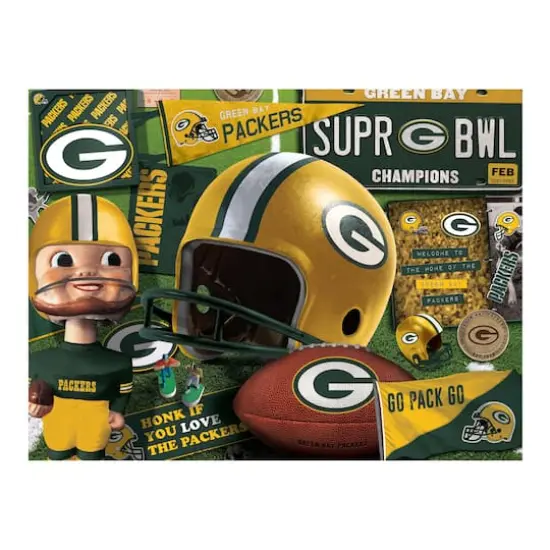 NFL Retro Series 500 Piece Puzzle Green Bay Packers {5}