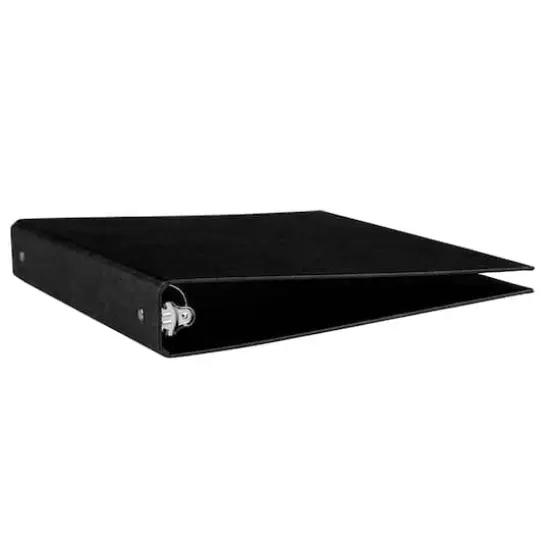 JAM Paper 1" BlackRecycled Kraft 3-Ring Binder {5}