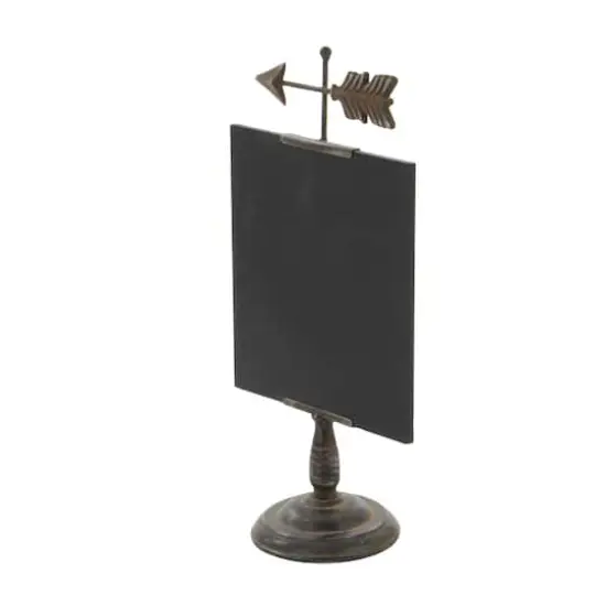 20" Black Metal Farmhouse Chalkboard Sign {9}