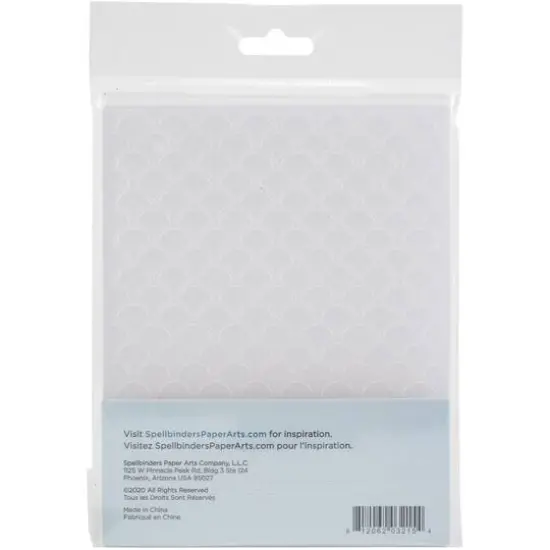 Spellbinders&reg; Scallops Embossing Folder {5}