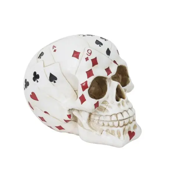 5.5" Deck of Cards Skull Tabletop D&eacute;cor by Ashland&reg; {3}