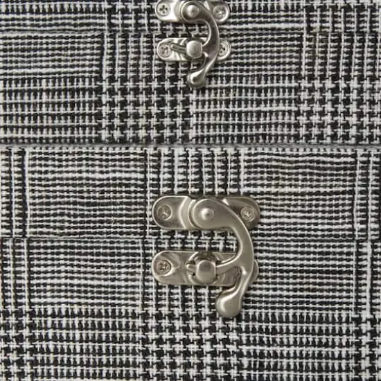 Fabric Decorative Storage Box Set Gray {6}