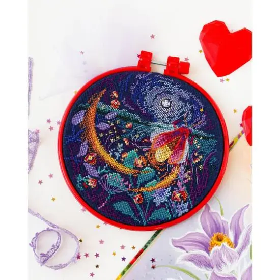 Abris Art Fireflies Counted Cross Stitch Kit {1}