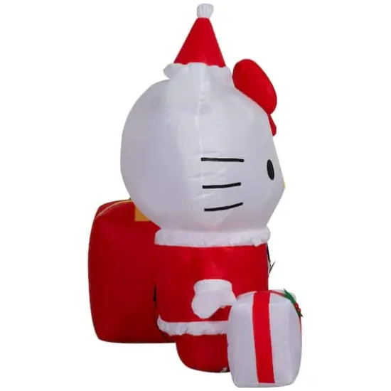 4ft. Airblown&reg; Inflatable Christmas Hello Kitty&reg; with Presents {3}