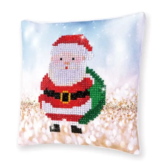 Diamond Dotz&reg; Beginner Santa Claus Sack Decorative Mini Pillow Kit {1}