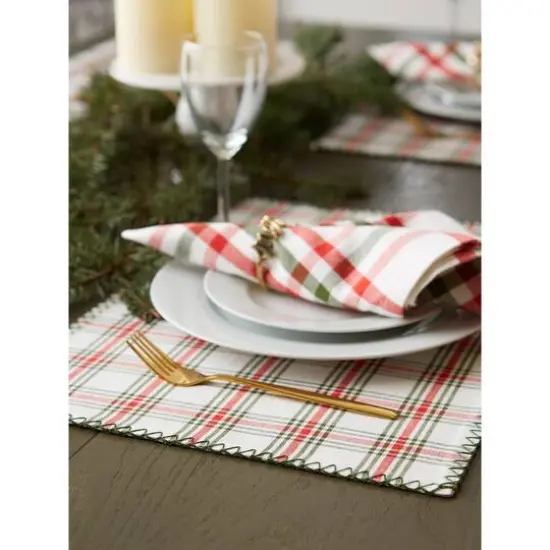 DII&reg; Embellished Jolly Tree Placemats, 4ct. {6}