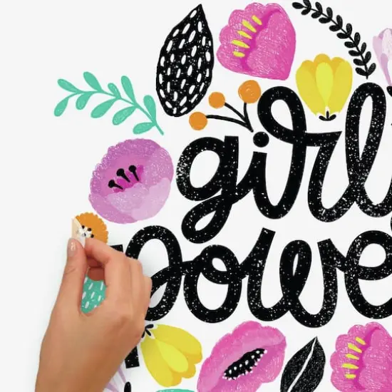 RoomMates Girl Power Peel & Stick Giant Wall Decals {5}