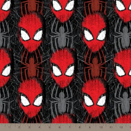 Marvel Spiderman Head Toss Cotton Fabric {3}