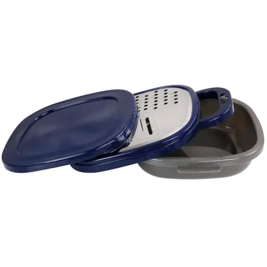 Oster&reg; Bluemarine Navy Flat Grater & Container Set {5}