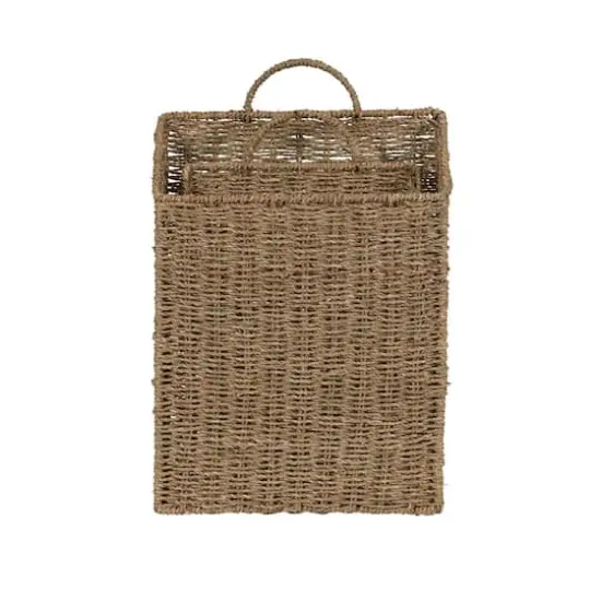 Household Essentials Rectangular Wicker Hanging Baskets {7}