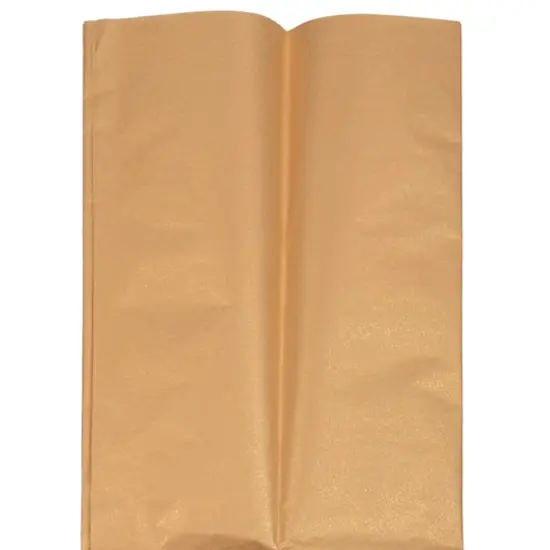 JAM Paper Shimmer Tissue Paper, 3 Sheets Light gold/peach {5}
