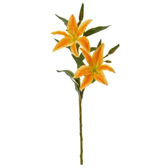 Lily Artificial Flower Stems, 6ct. Assorted {1}