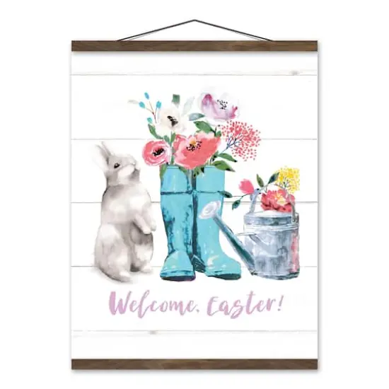 Welcome Easter Hanging Canvas {1}
