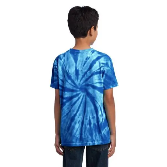Port & Company&reg; Youth Tie-Dye T-Shirt Royal {6}